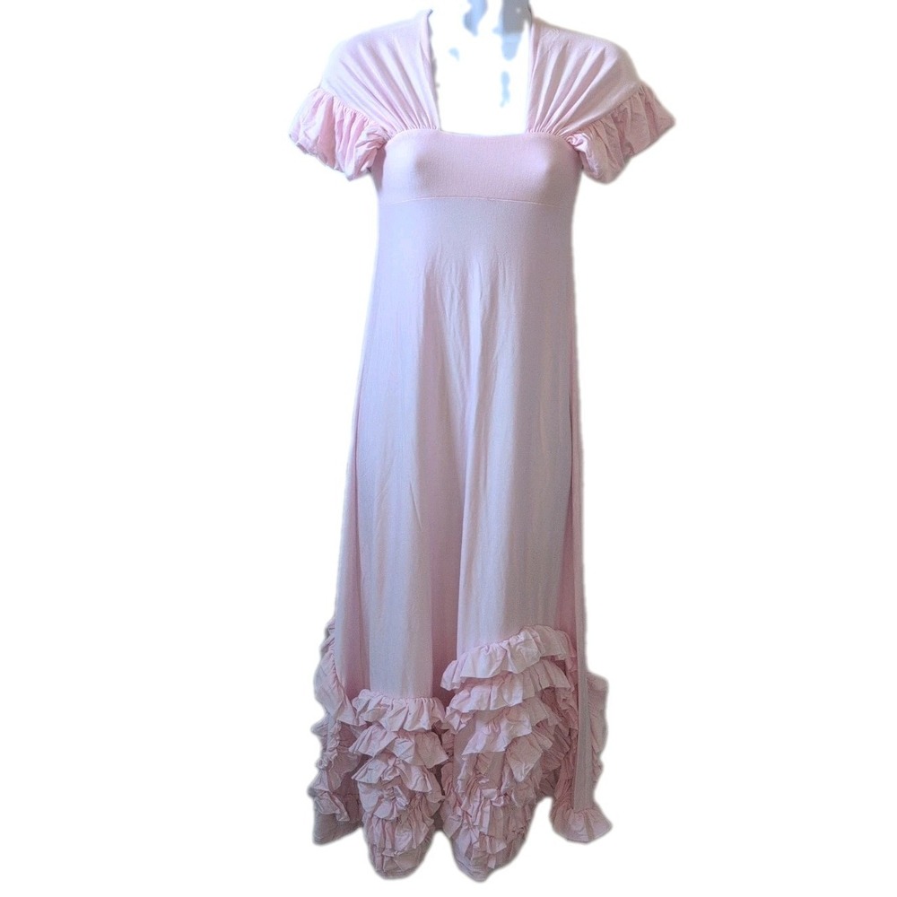 Pixie Girl Vicki Sigg Pink Rosy Ruffles Dress - Girls Size 12 - New